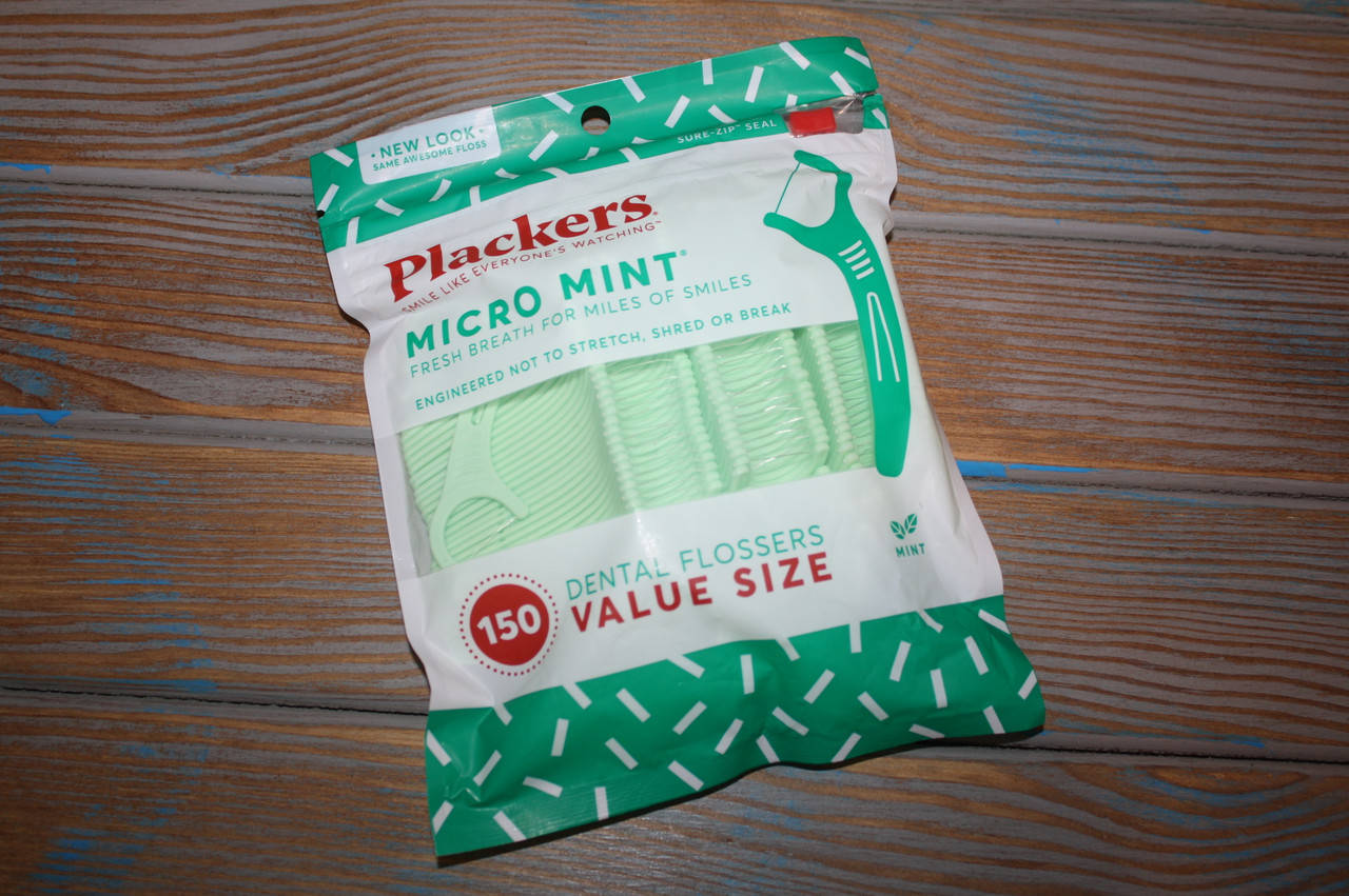 

Plackers Micro Mint Dental Flossers флосс-зубочистки 150