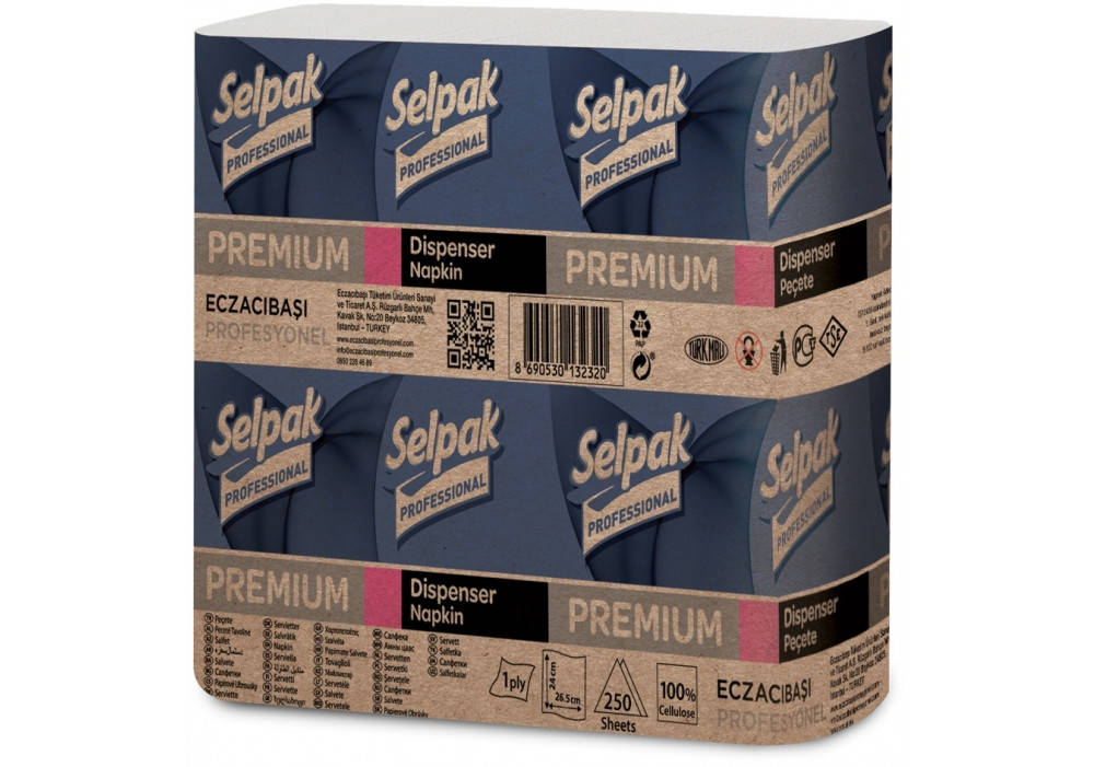 

Салфетки для диспенсера Selpak Professional Premium 250 шт.