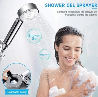 

Мультифункциональная двусторонняя душевая лейка насадка Multifunctional Faucet, Массажная лейка 3 режима Int, Бронза