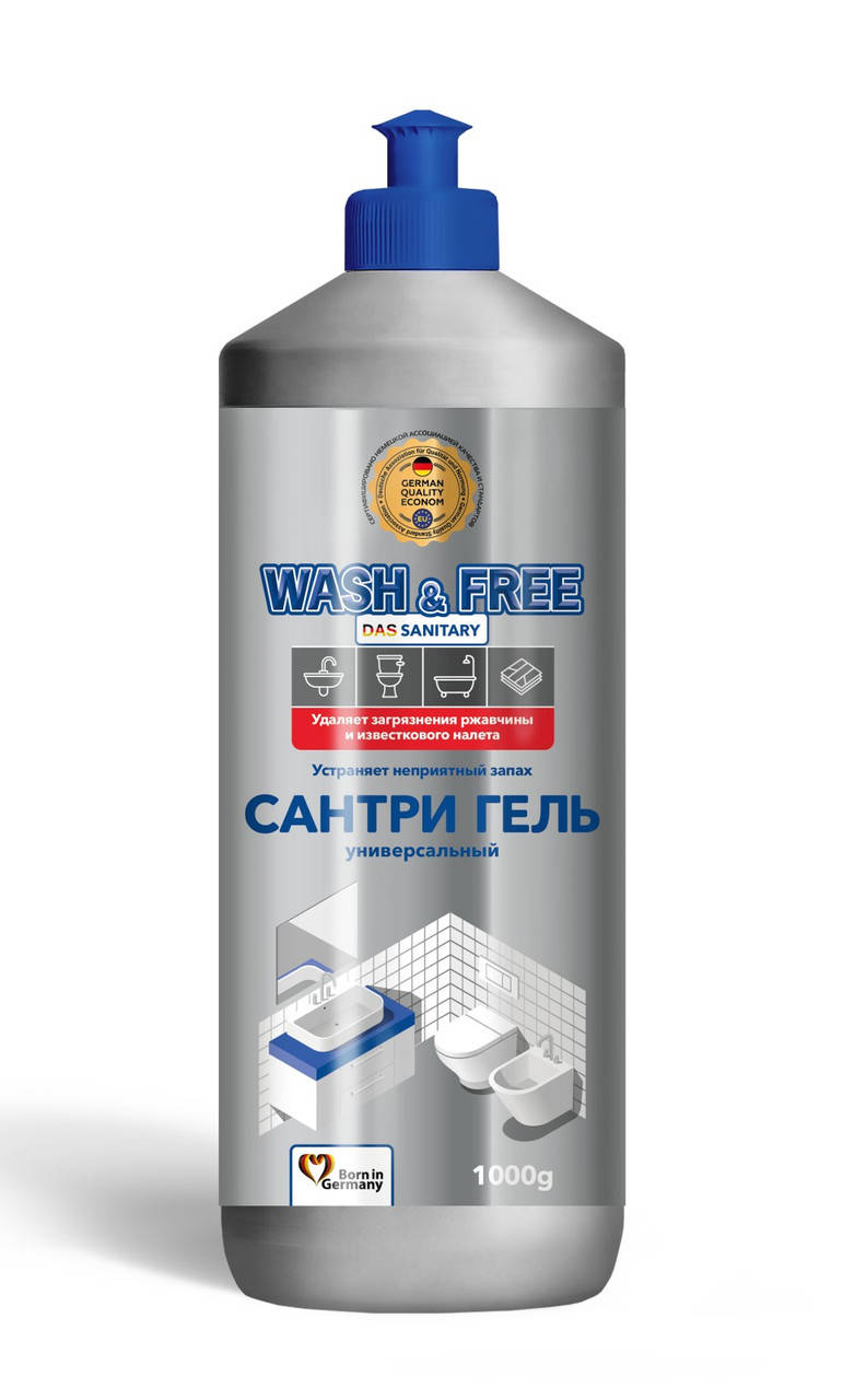 

Универсальное чистящее средство "Wash&Free" das sanitary, 1000г WASH&FREE 724489