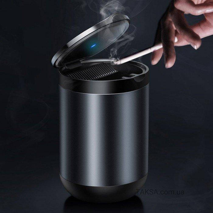 

Автомобильная пепельница Baseus Premium Car Ashtray черная