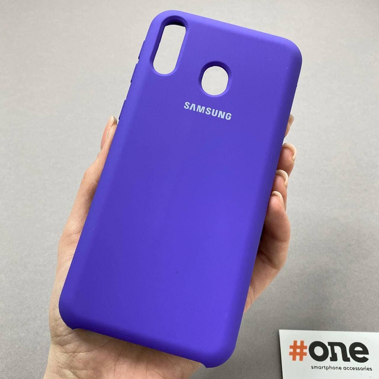 

Чехол для Samsung Galaxy M20 с микрофиброй матовый чехол кейс на телефон самсунг м20 фиолетовый HQS