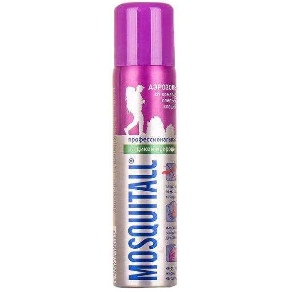 

Аэрозоль Mosquitall "Профессиональная Защита" от комаров 75мл 24шт/уп
