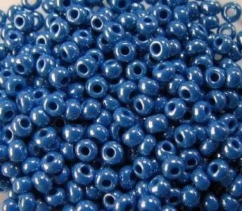 

Чешский Бисер Preciosa № 38210 (жемчужный синий светлее) / 5 г