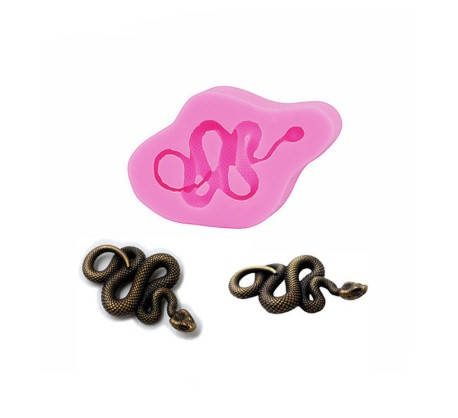 

Силиконовая форма "Змея" - размер молда 5,3*3,6см