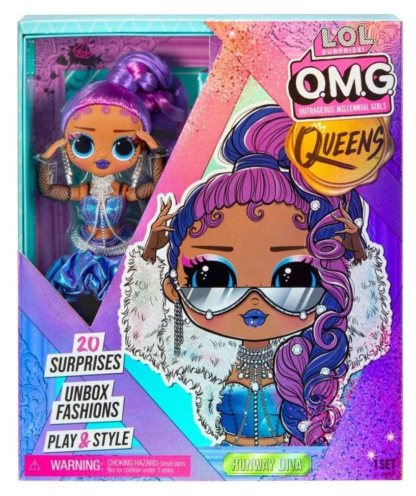 

Кукла L.O.L. Surprise! серии O.M.G. Queens Дива L.O.L. Surprise! сери OMG Queens Runway Diva 579892