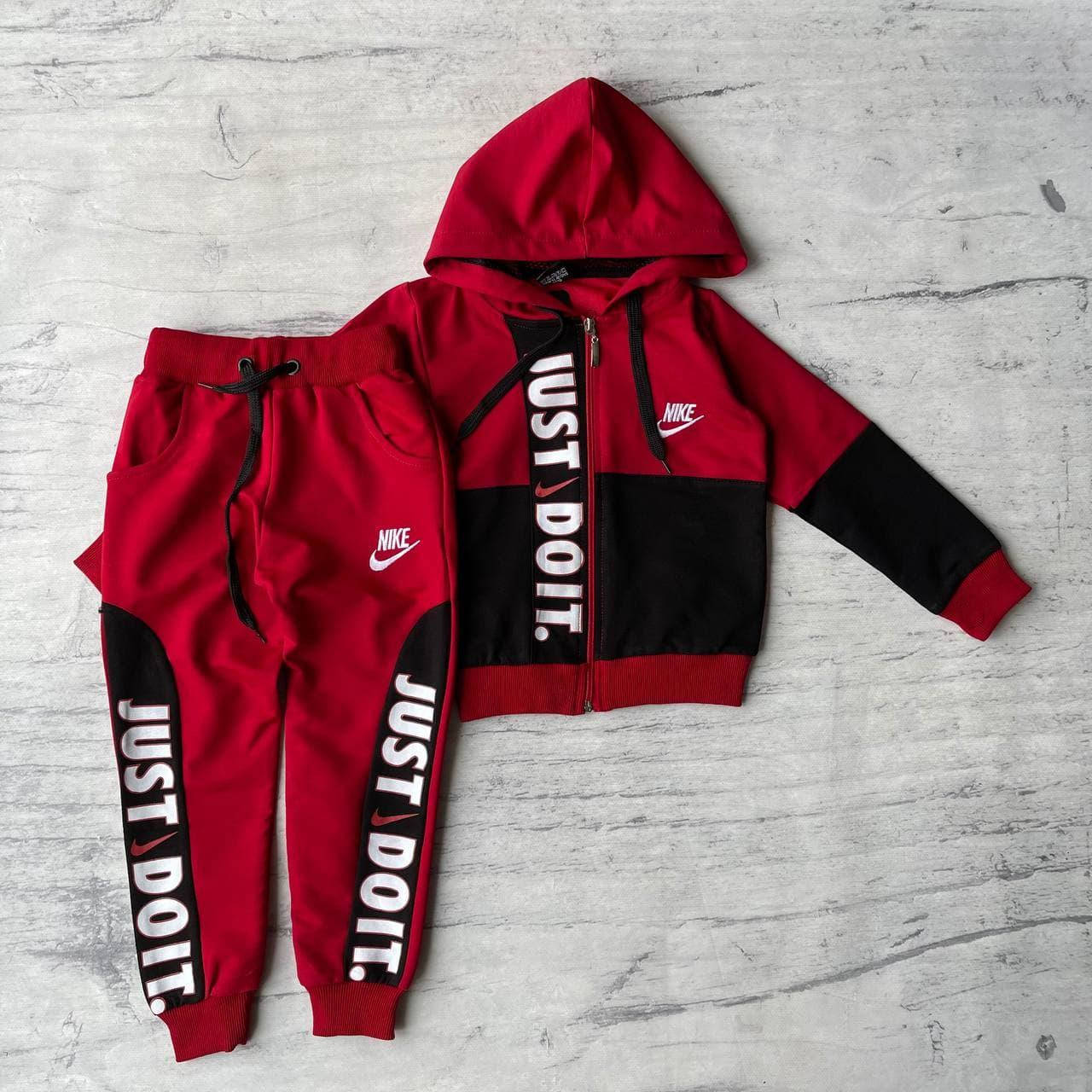 

Костюм на мальчика в стиле Just do it nike 908. Размер 104 см, 110 см, 122 см, 134 см