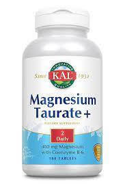 

KAL, Magnesium Taurate+ (180 таб.), магний таурат, магний В6