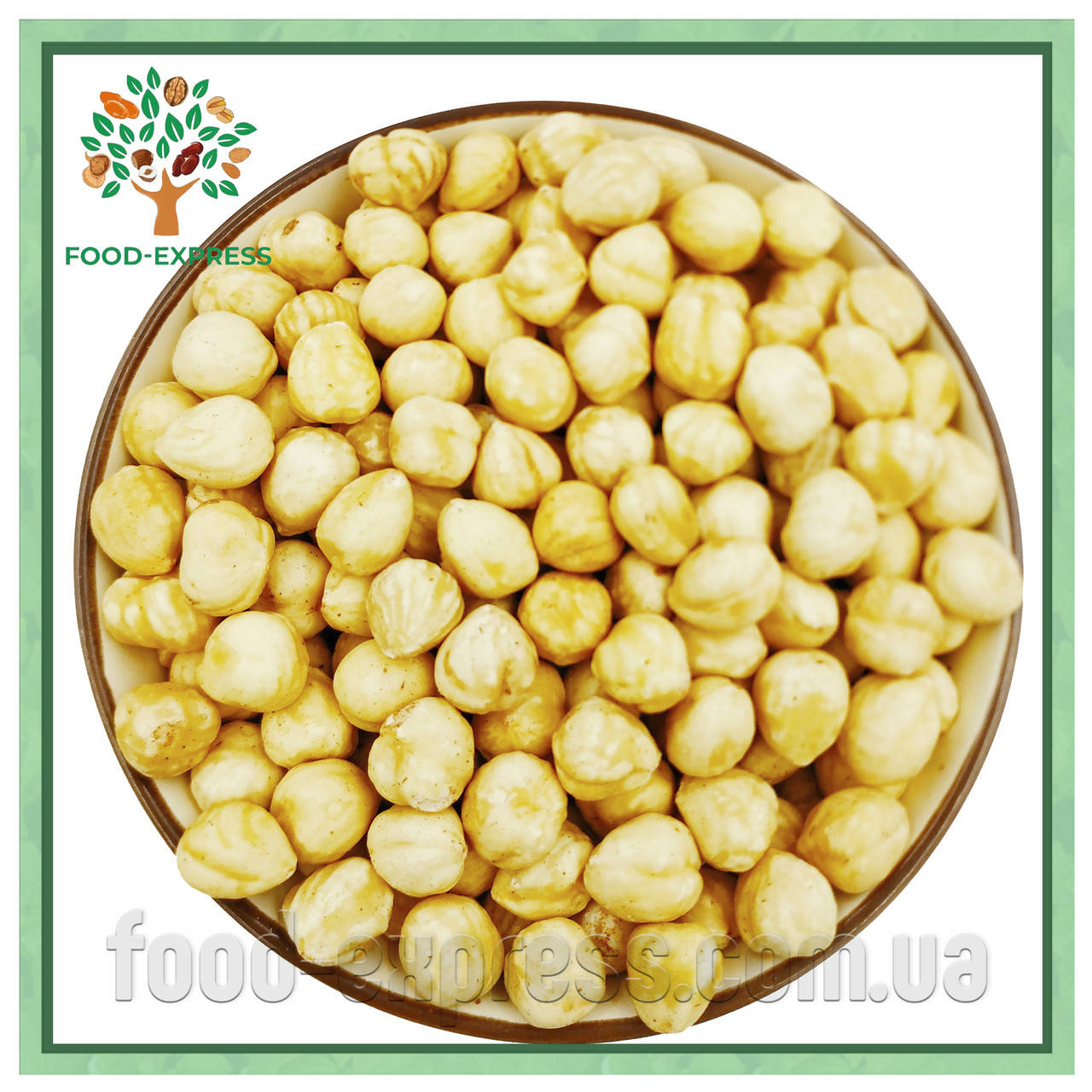 

Фундук Бланшированный cушеный 200г