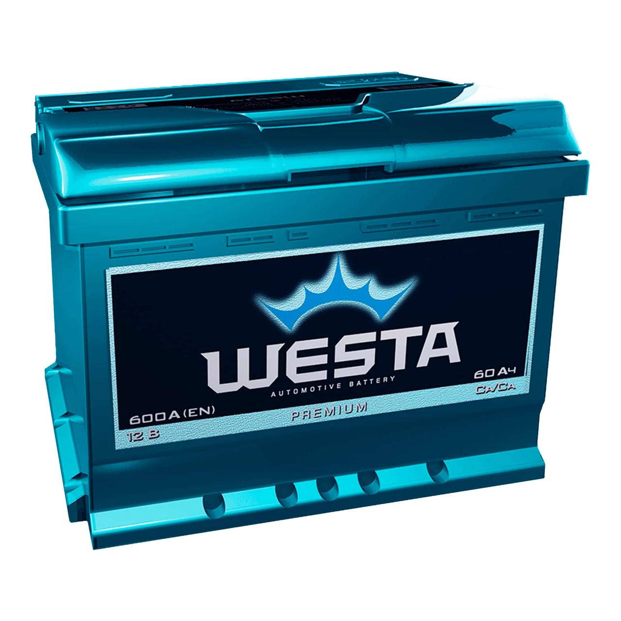 

Автомобильный аккумулятор WESTA 6CT-60Аh АзЕ 600A