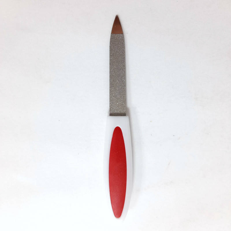 

Пилка маникюрная для ногтей металлическая сапфировая Beauty Luxury 12 см NF-33