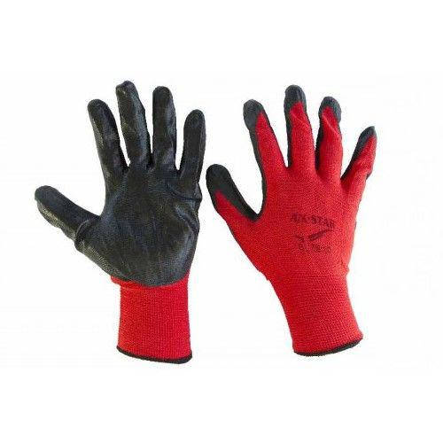 

Перчатки стрейчевые Вулкан (нейлоновые) с ПВХ-нанесением (красно-черные), Черный