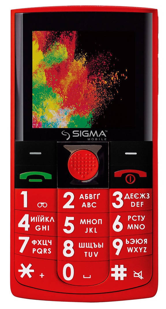 

Телефон Sigma Comfort 50 CF112 Solo DS Red Гарантія 12 місяців, Красный