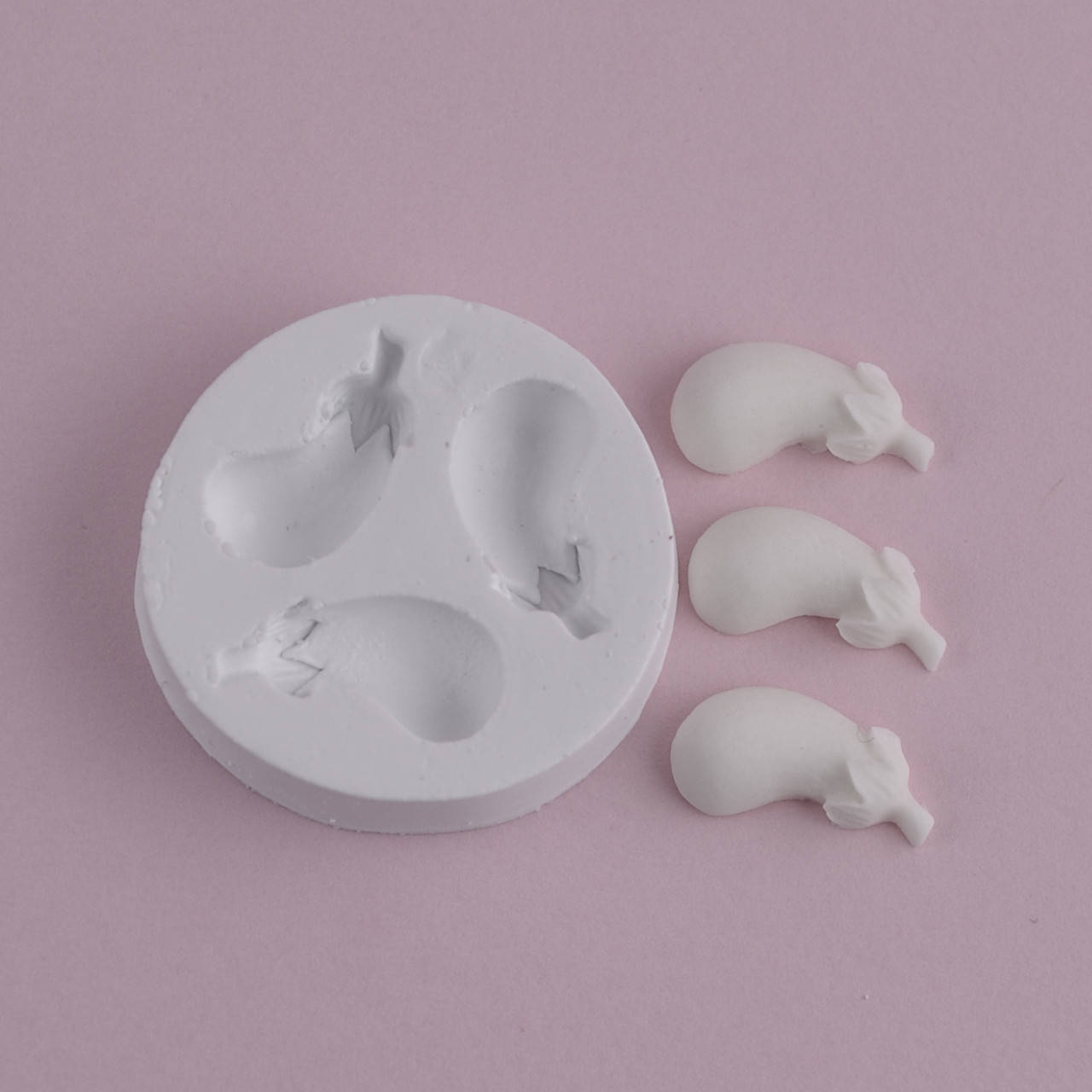 

Силиконовый молд Баклажаны 4.0х4.0 см