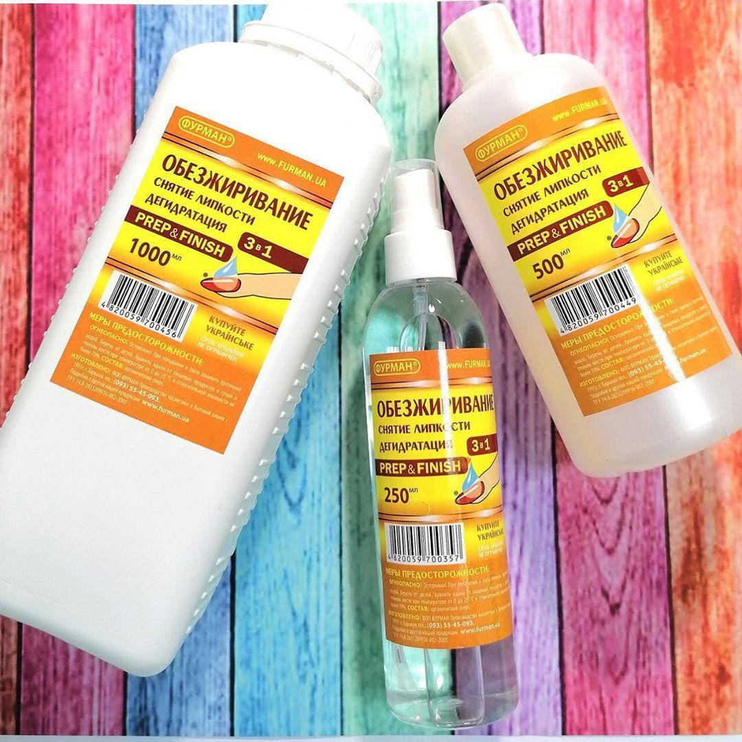 

Средство для обезжиривания и снятия липкости 3 в 1 Фурман, 250 мл 01079