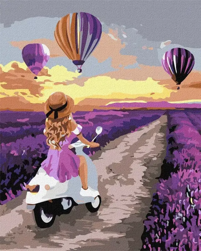 

Картина по номерам. "Прогулянка Провансом" KHO4853 40*50см