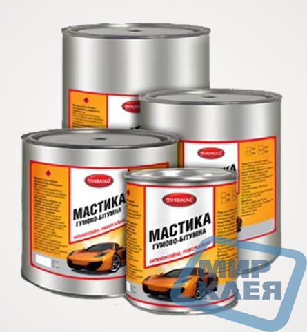 

Мастика резино-битумная 0,75кг Покраско