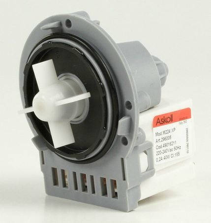 

Сливной насос (помпа) для стиральной машины Askoll 40W, M231 XP, C00296003 (на болтах)