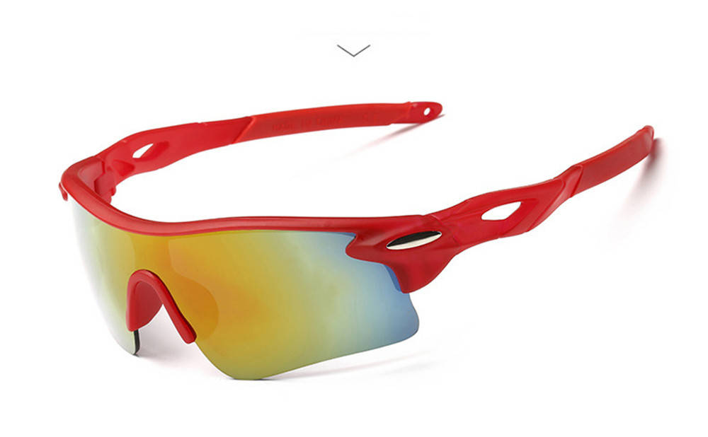 

Очки спортивные, велосипедные (велоочки) красный