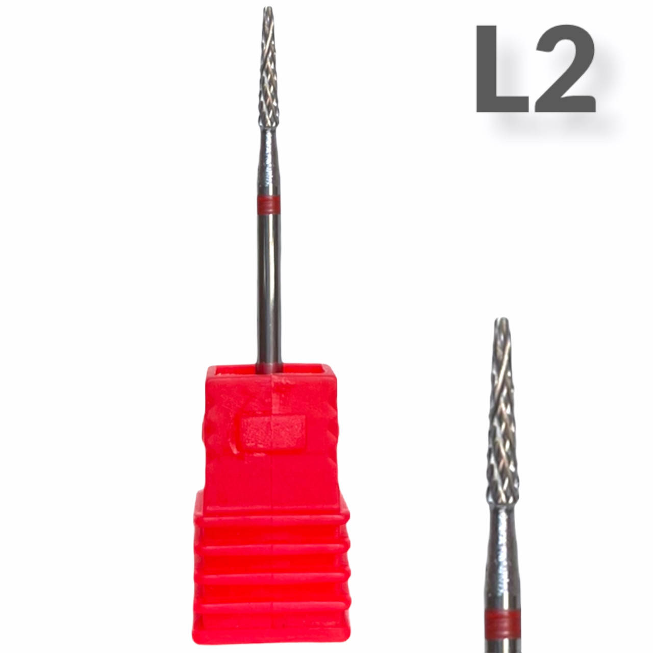 

Насадки для фрезера твердосплавная (для маникюра и педикюра) Красный L 2