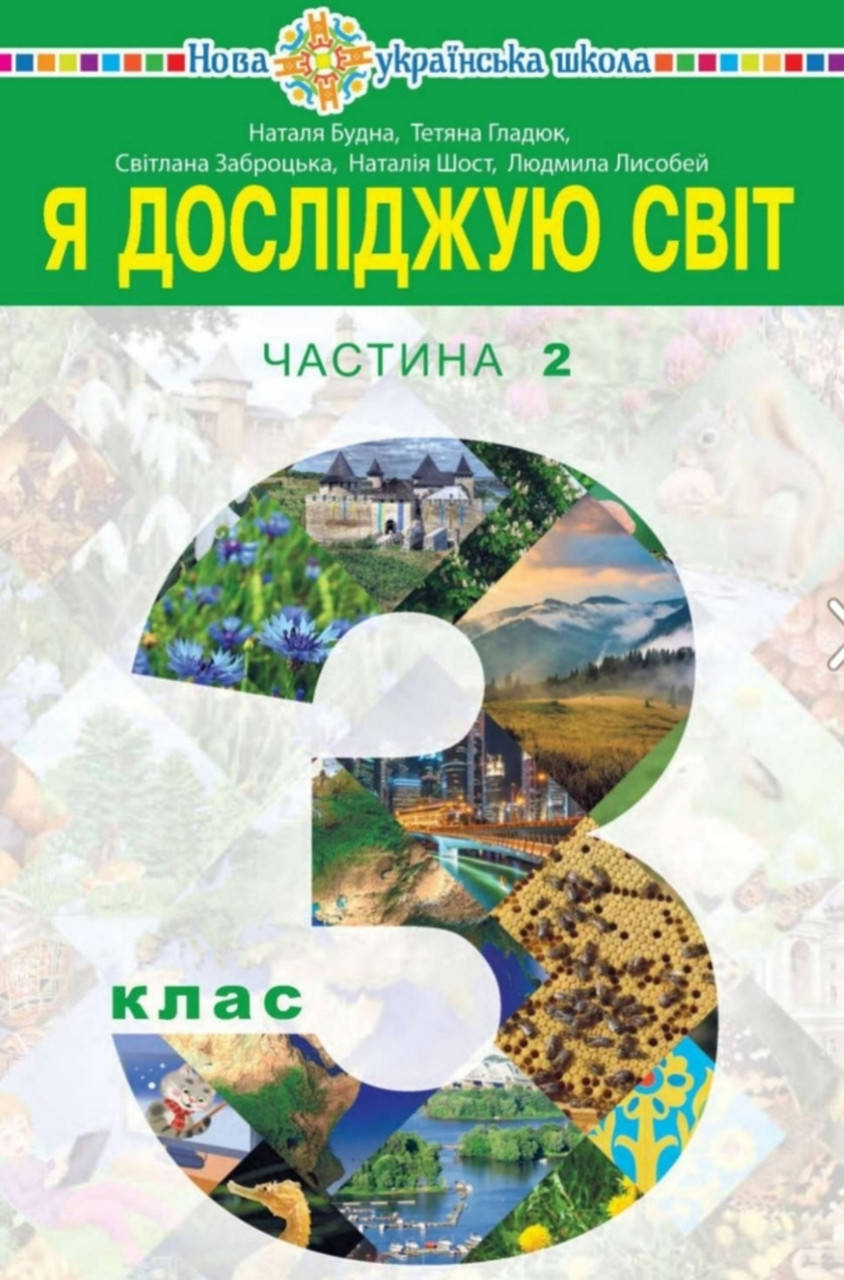 

3 клас частина 2.Підручник я досліджую світ. Н. Будна, Т. Гладюк видавництво Богдан