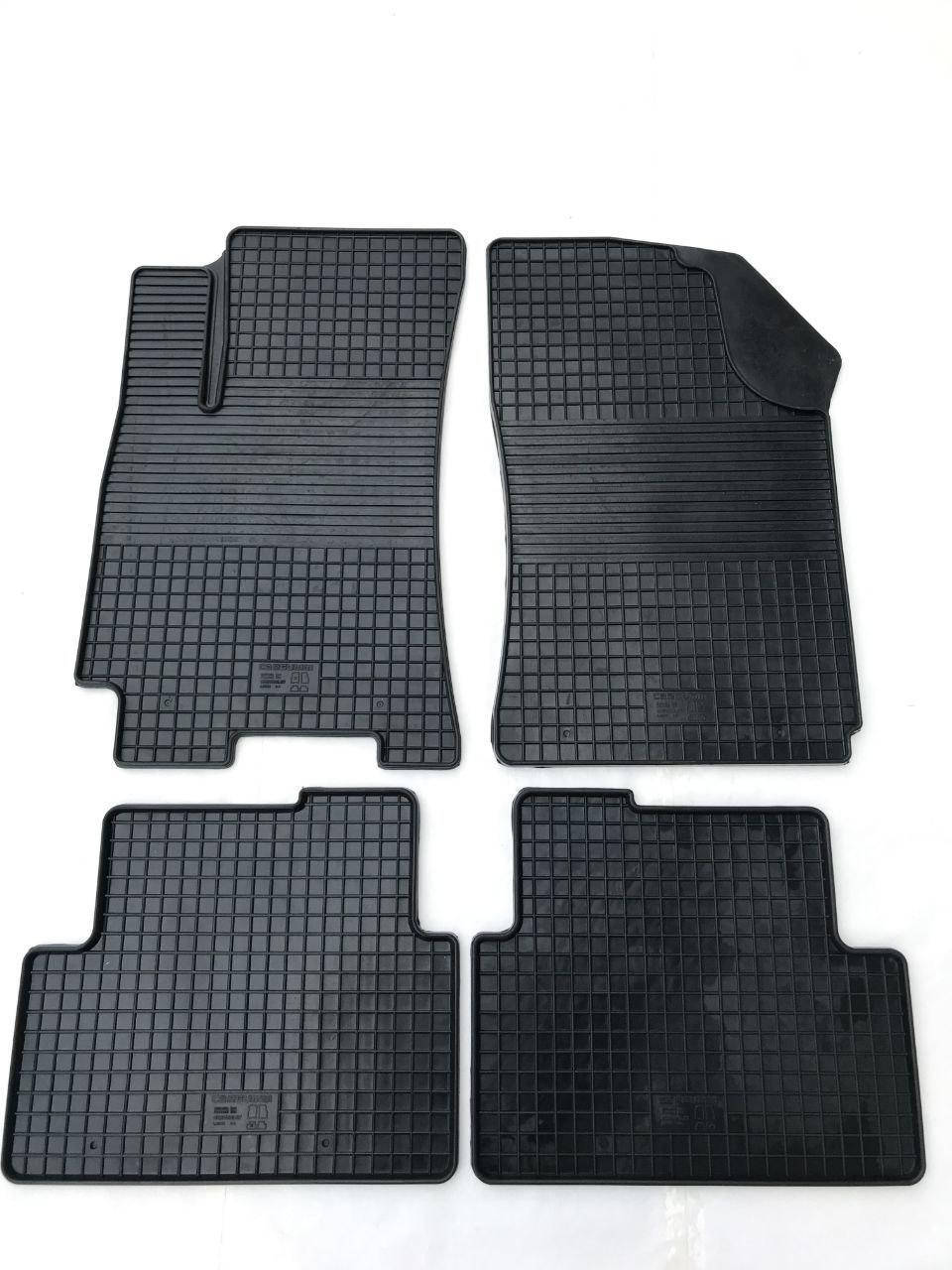 

Коврики для Daewoo Lanos (низкий борт) резиновые в салон (CarGum Харьков), Черный