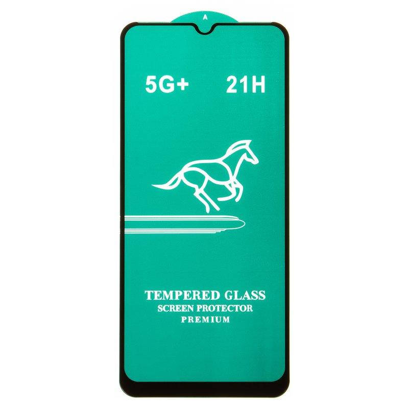 

Захисне скло All Spares для Samsung A025F/DS Galaxy A02s, сумісне з чохлом, Full Glue, чорний, шар клею, Черный