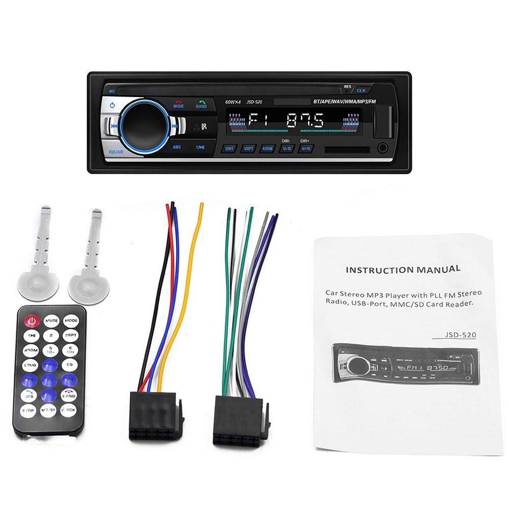 

Автомагнітола Pioneer JSD-520 BT c Блютуз 1 DIN 4*60w BT
