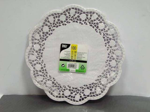 

Салфетка ажурная Ф30 (100шт) (1 пачка)