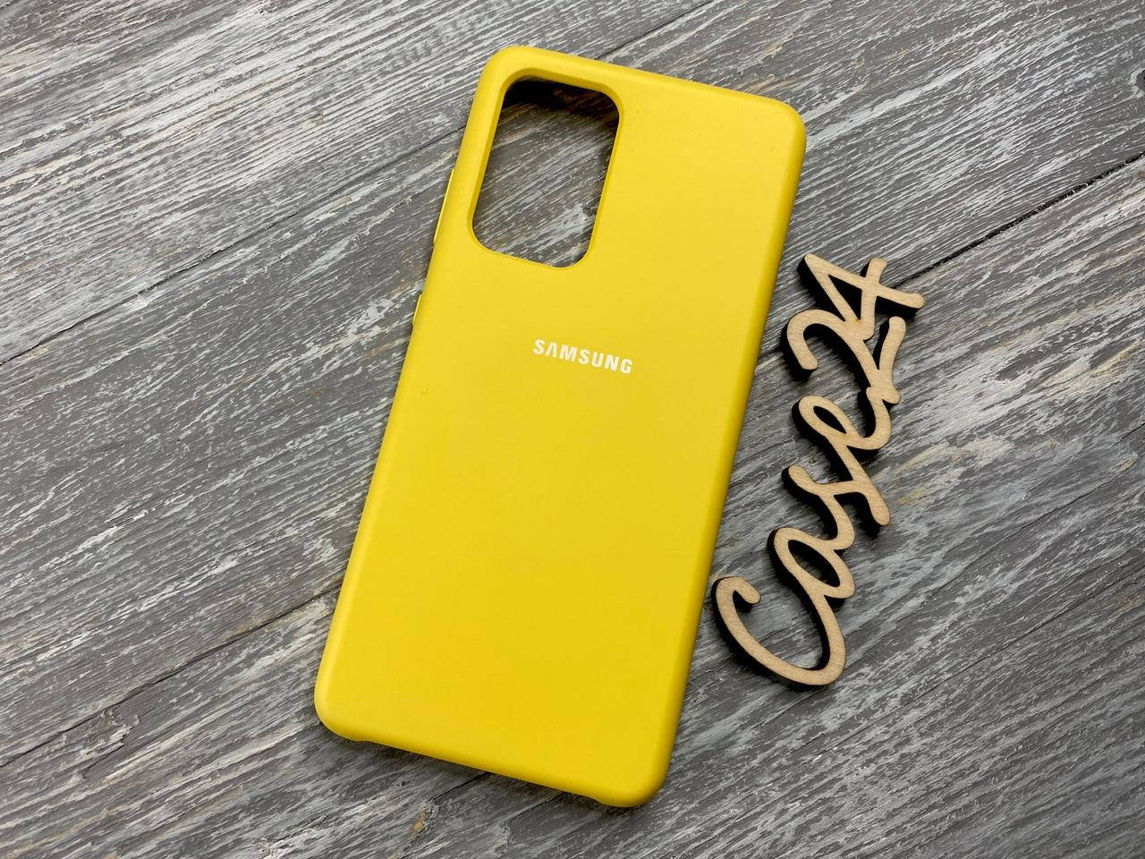 

Чехол Soft touch для Samsung A52 (на самсунг а52) желтый