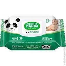 

Сніжна панда Вол/серв д/немовлят Алоє 72шт