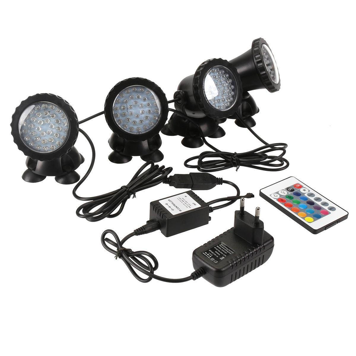

Светильники для пруда RGB 4*36 Led