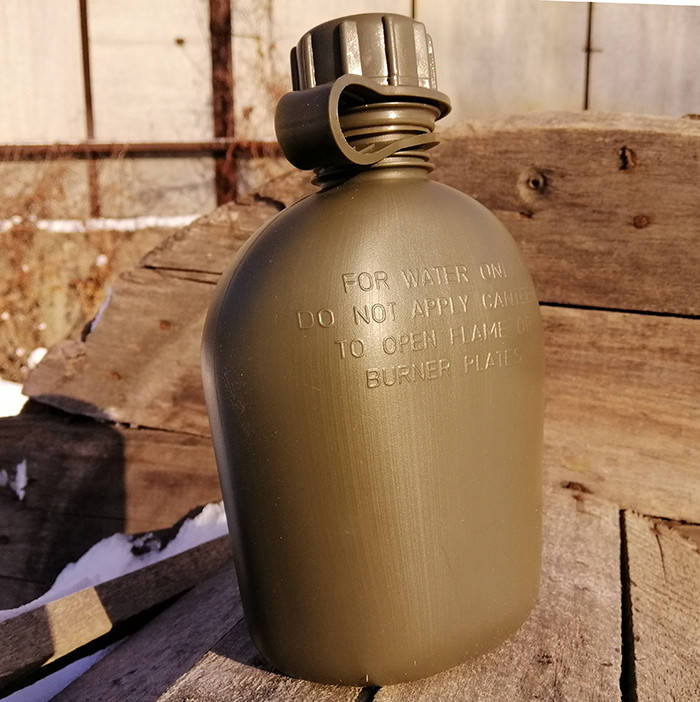 

Оригинал! Армейская фляга НАТО пластиковая 1 л койот, Зелёный