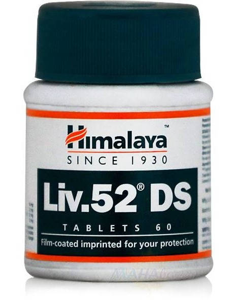 

Лив.52 ДС 60 таб., Хималая (Liv 52 DS, 60 tabs, Himalaya)