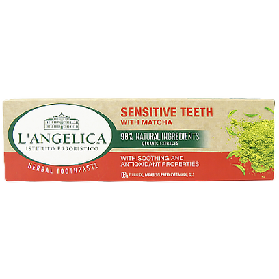 

Зубна паста Ланджеліка з матчею L`Angelica with matcha 75ml 12шт/ящ (Код : 00-00012333)