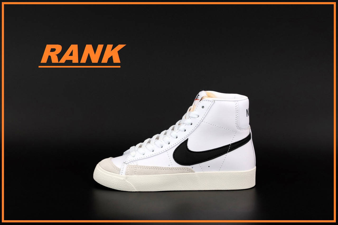 

Кроссовки женские Nike Blazer в стиле Найк Блейзер белые высокие 39, Белый