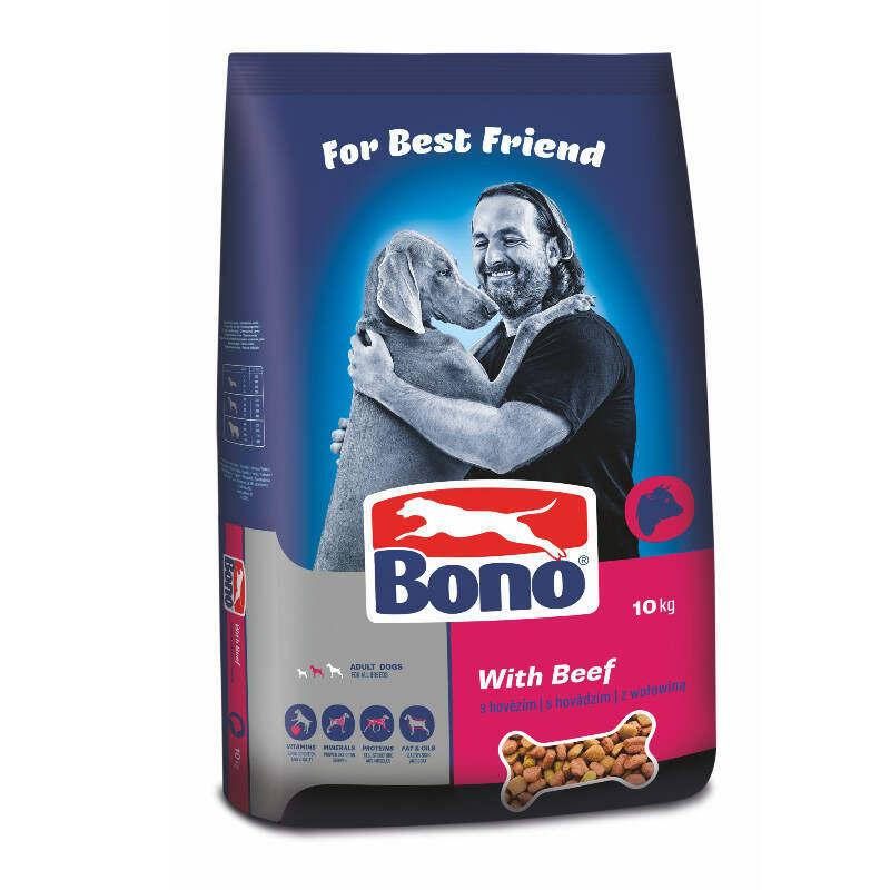 

Bono with Beef Adult Dog All Breeds 10 кг - Сухой корм с говядиной для взрослых собак различных пород