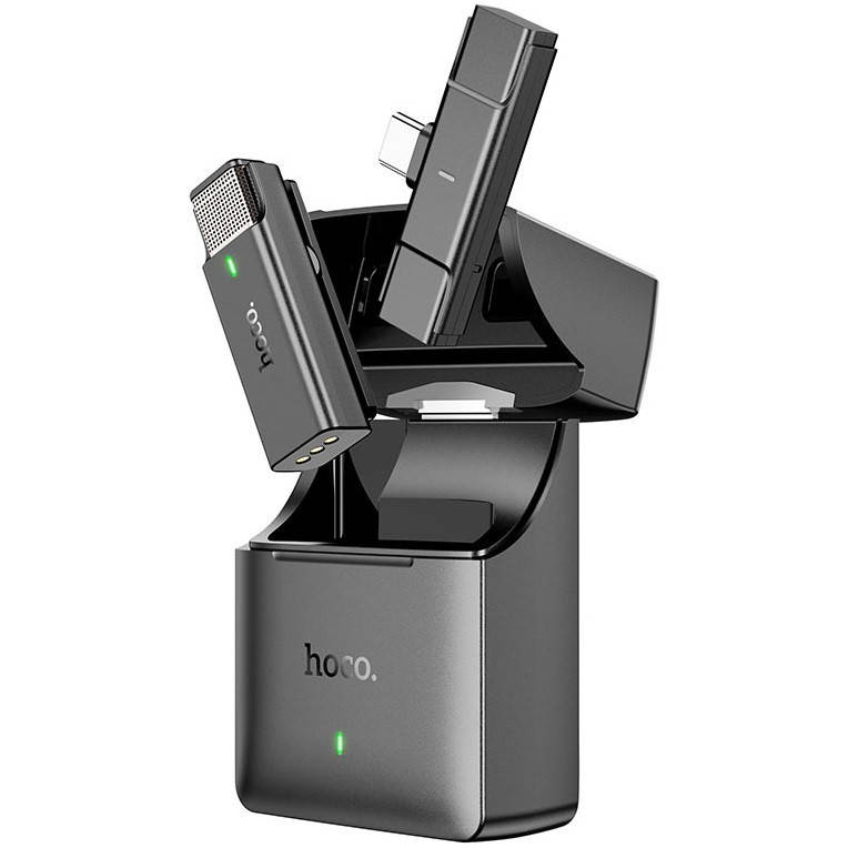 

Беспроводной микрофон цифровой для Type-C HOCO S31 Stream Wireless Черный