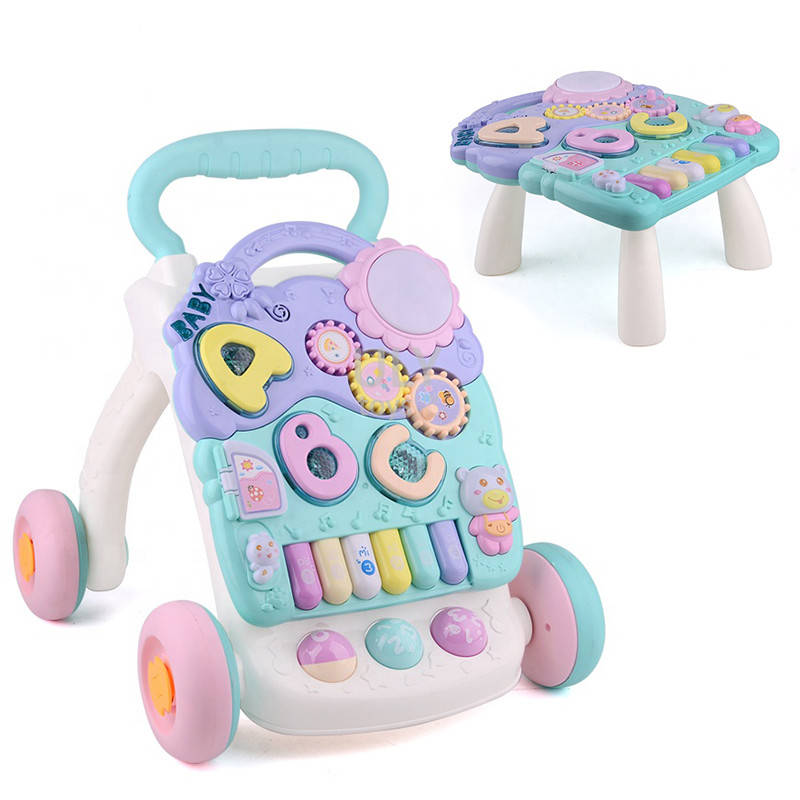 

Детские интерактивные ходунки-каталка Bamby со световыми и звуковыми эффектами 2 в 1, Разные цвета