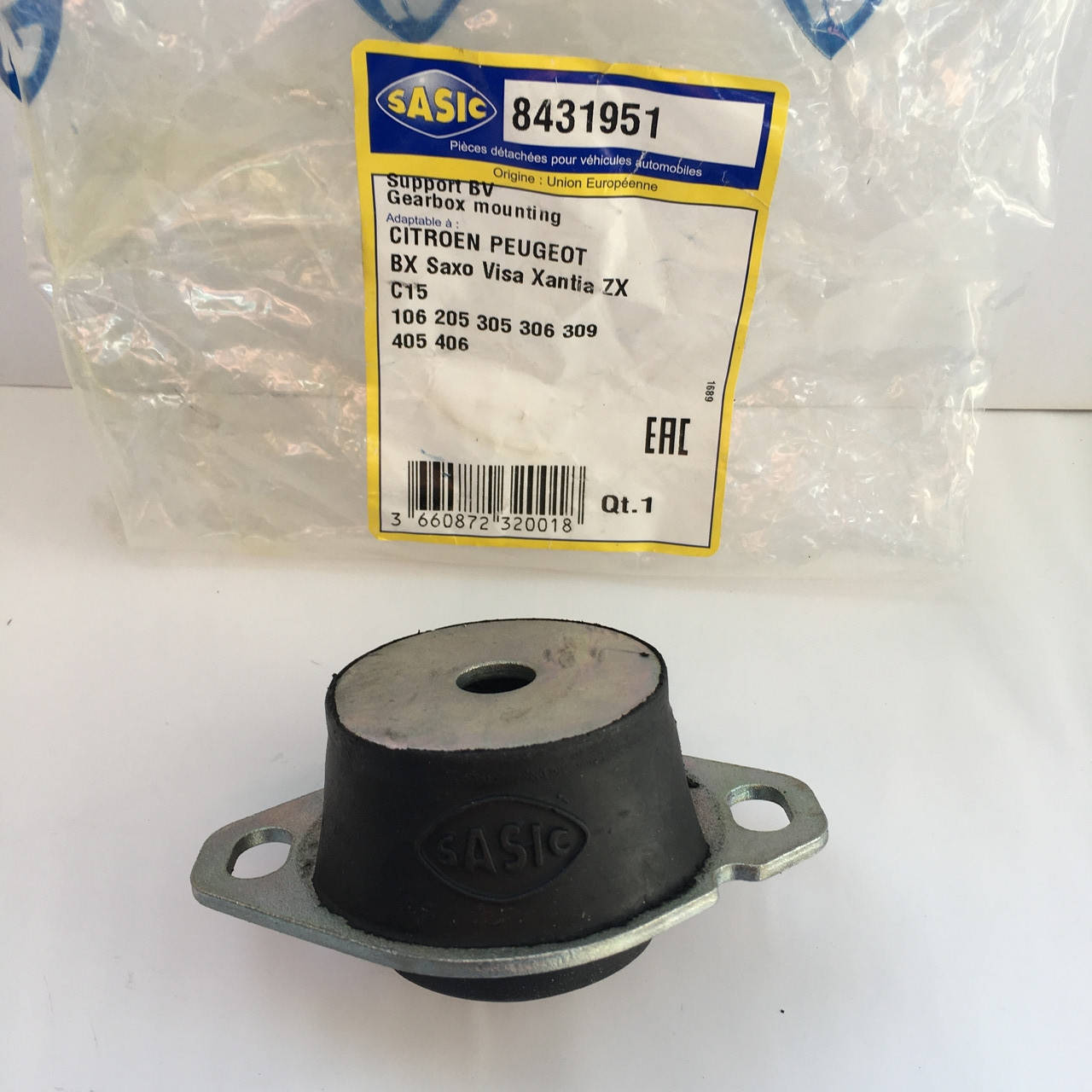 

Подушка опора подвески двигателя левая Samand (Саманд) SASIC (Франция)