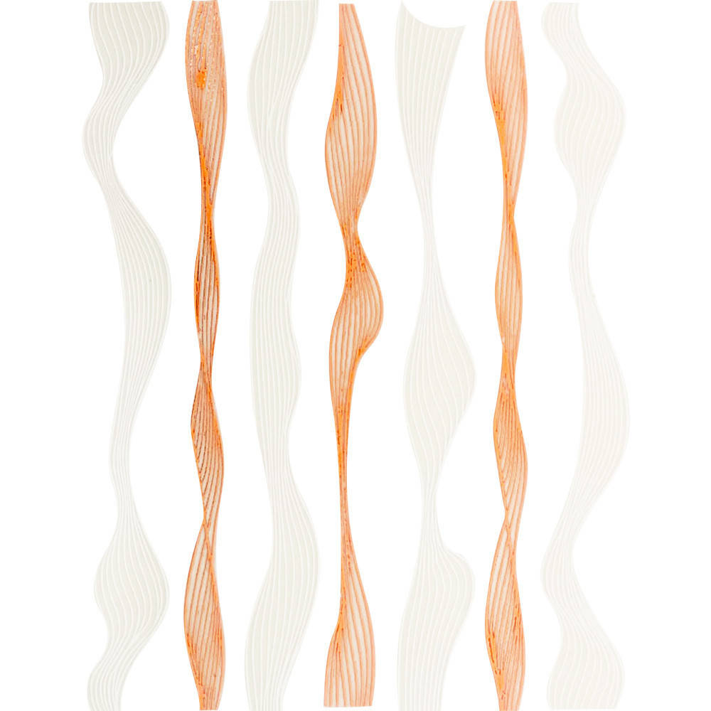 

Гибкая лента для дизайна ногтей белая/бронза, Малиновый