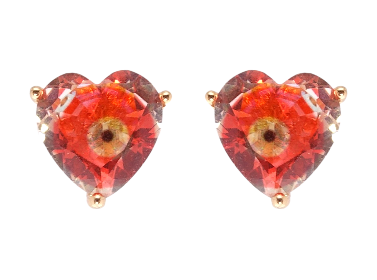 

Серьги Xuping Позолота 18K гвоздики (пусеты) "Сердце фианит"