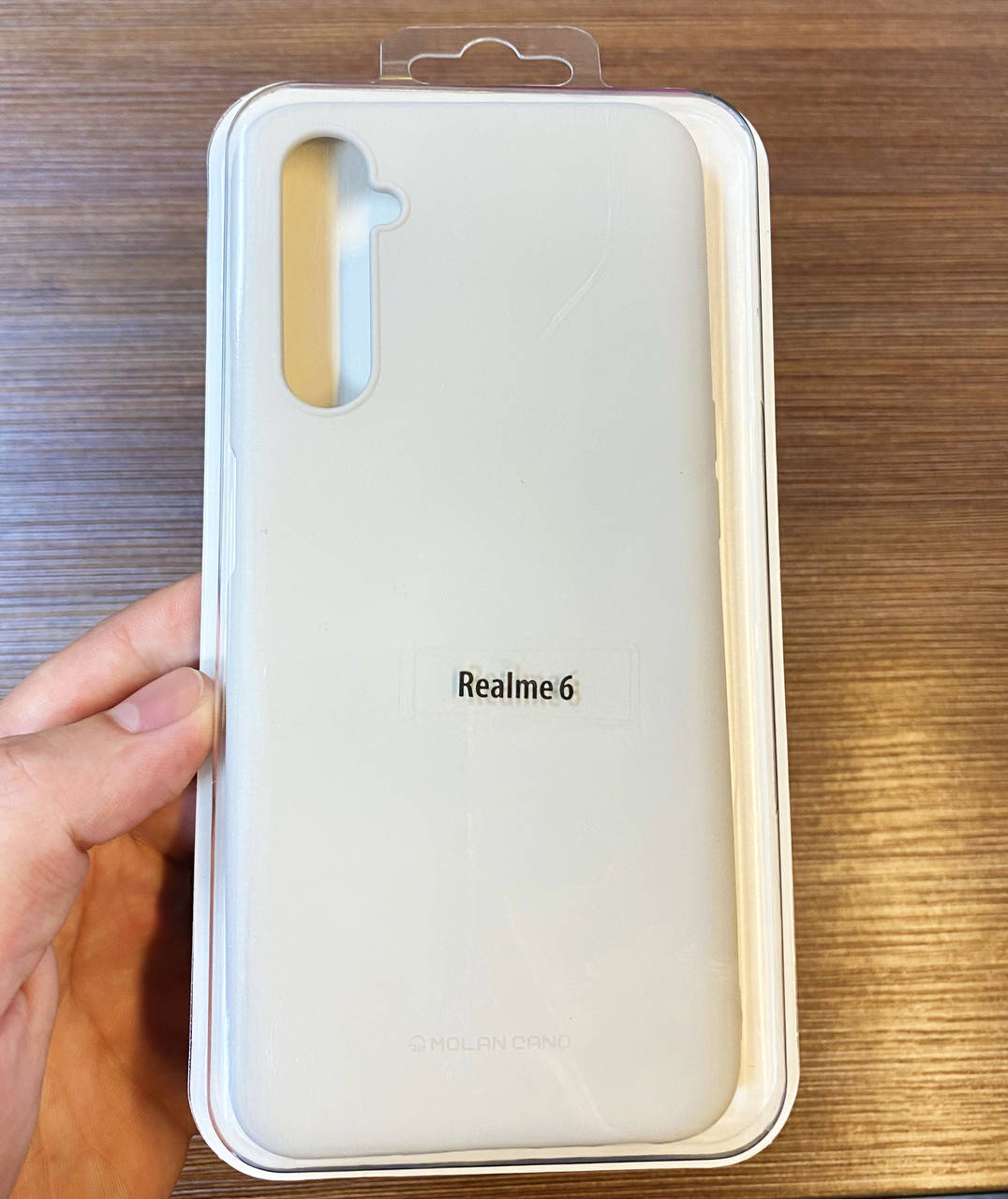 

Чехол-накладка на телефон Realme 6 молочного цвета, Кофе с молоком