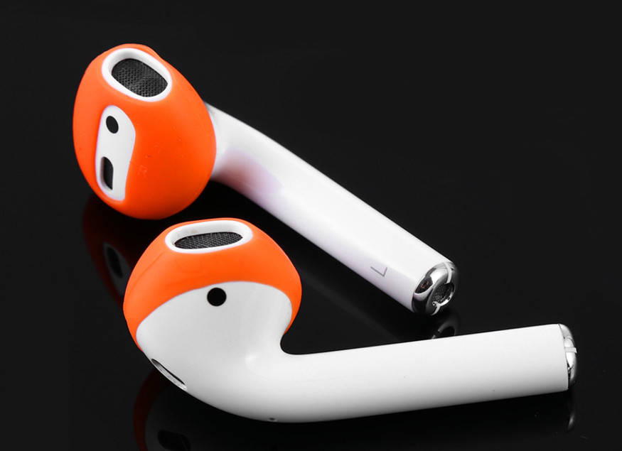 

Амбушюры (накладки, вкладыши) для Apple iPhone EarPods, AirPods 1/2, Huawei Frebuds, xiaomi, Realme buds оранжевый