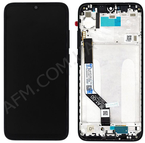 

Дисплей (LCD) Xiaomi Redmi Note 7/ Note 7 Pro с сенсором чёрный + рамка, Черный