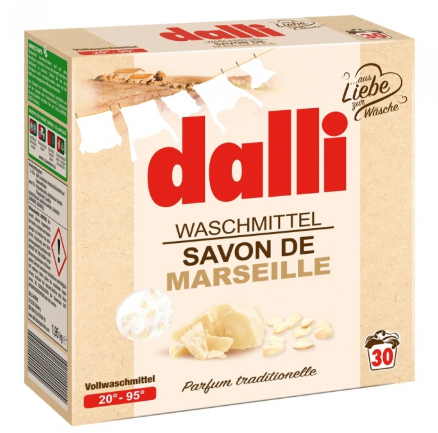 

Пральний порошок з марсельским милом Dalli (30 пр.) 1,95 кг.