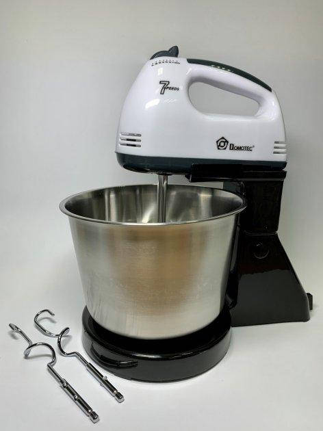 

Миксер кухонный бытовой с чашей из нержавейки Domotec DT-1133 200 Вт