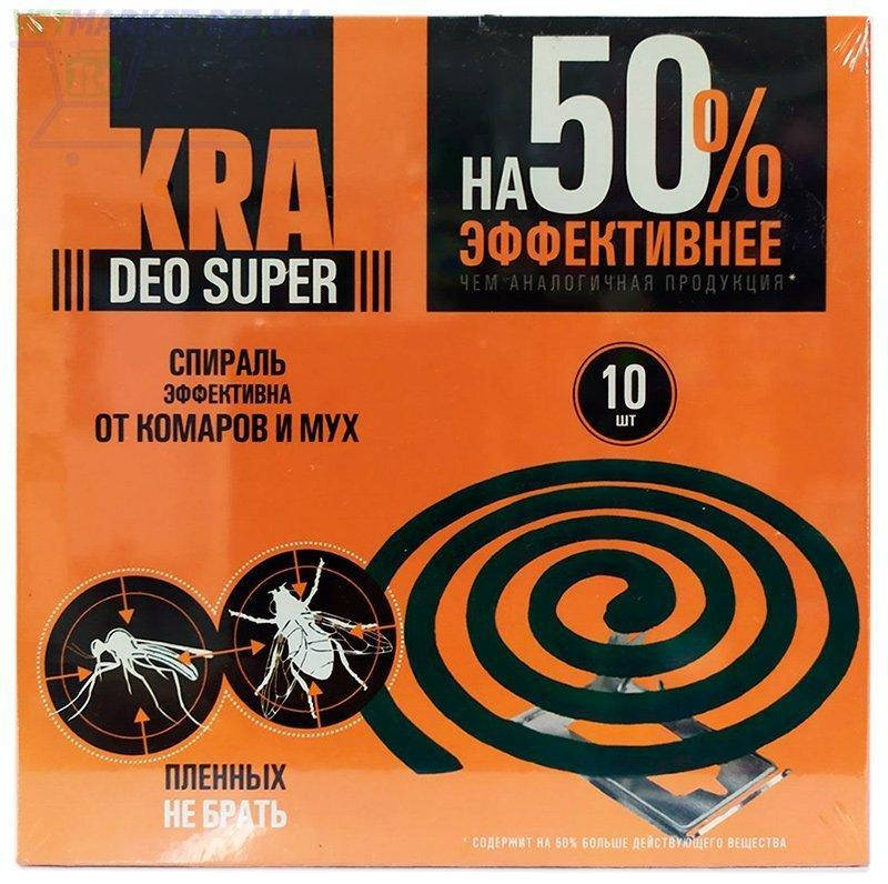 

Спирали КРА DEO SUPER от комаров и мух 10шт.