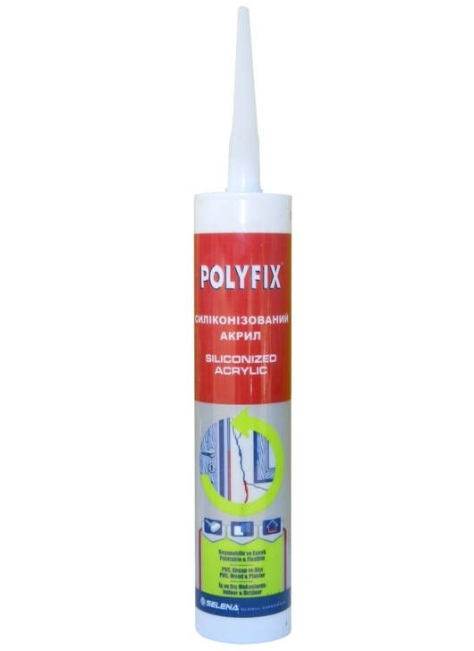 

Силіконізований Акрил Polyfix 500г. білий