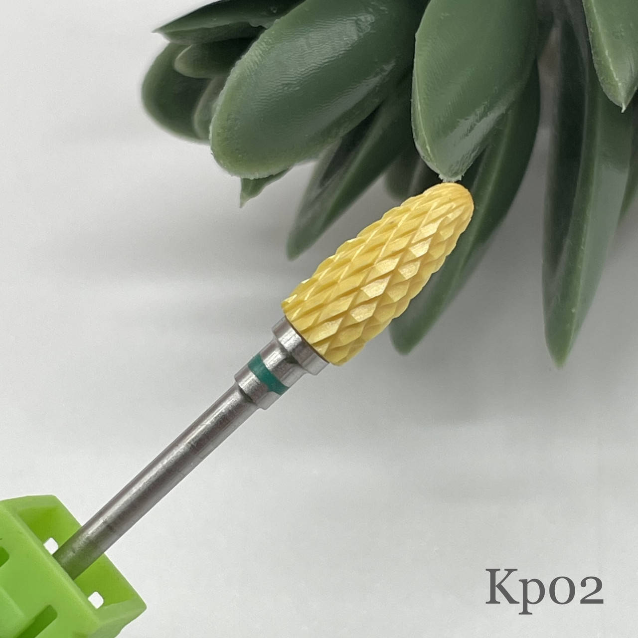 

Керамическая фреза для снятия гель лака Кр02, Зелёный